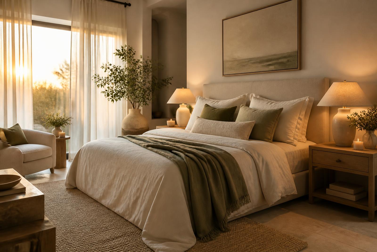 Editorial photograph accompanying the article “Simple Everyday Luxury: The Bedroom Edition”